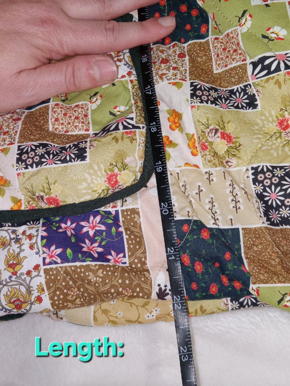 Entro Womens Quilted Patchwork Floral Cotton Jacket Cottagecore Boho S - Picture 12 of 13